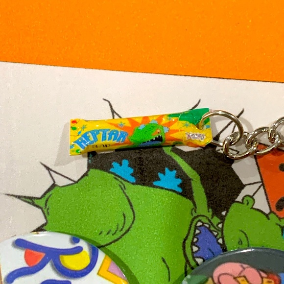 Rugrats Reptar Bar Keychain/Buttons - Picture 2 of 3